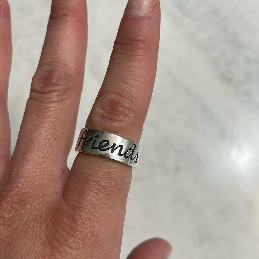 James Avery Friends Forever Sterling Silver Ring